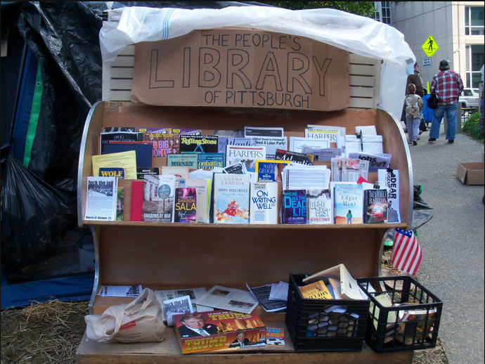 The People's Library at Occupy Pittsburgh