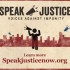 Speak Justice Now Campaign Poster