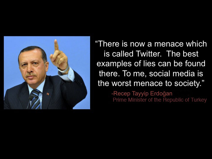 <a href="http://www.france24.com/en/20130603-turkey-erdogan-protesters-twitter-media-istanbul">“Turkey’s Erdogan takes on protesters… and Twitter,” <em>France 24</em>, 2013</a>