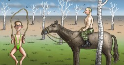 Cartoon: Snowden in the Taiga Tanga