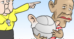 Cartoon: Red Card
