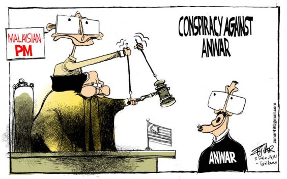 Cartoon-Malaysia-Conspiracy-Against-Anwar