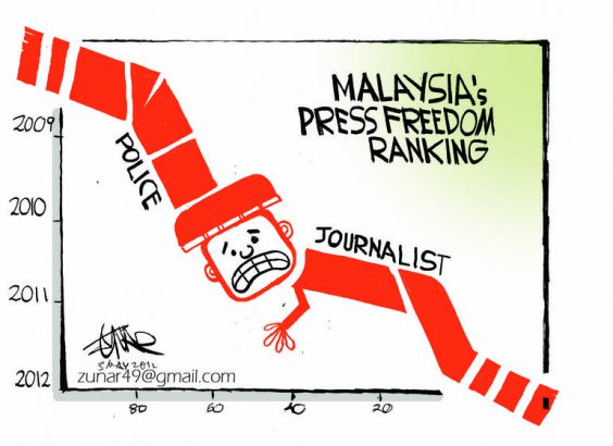 Cartoon-Malaysias-Press-Freedom-Ranking