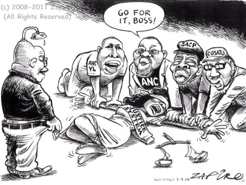 Jacob Zuma and Lady Justice